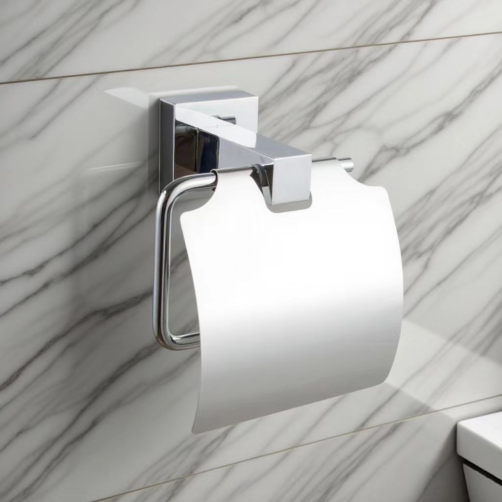 Fabricante de limpieza al por mayor baño cromado seis piezas conjunto de perforación de baño colgante de baño