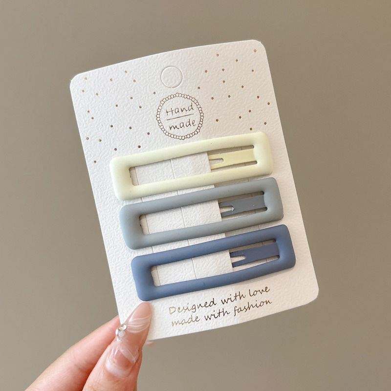 Hermosas pinzas de cabello azul leche pinzas de cabello lateral pinzas de cabello pinzas