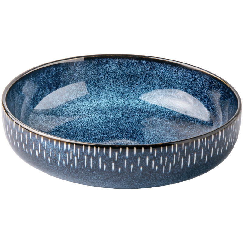 Con su propio valor estrellas de alta calidad 7 pulgadas exportación de platos de ensalada nórdicos platos de cerámica pequeños platos de platos fritos