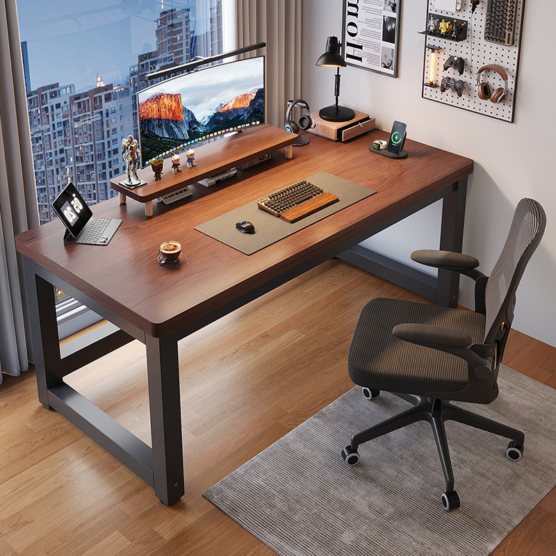 Desktop Computer Desk Office Desk Home Simple Table Rectangular Workbench Bedroom Desk Study Desk Writing Desk