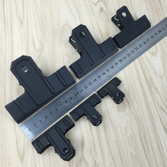 Stainless steel ticket holder, large butterfly clip, financial document holder, folder, black iron clip, office supplies, stationery clip