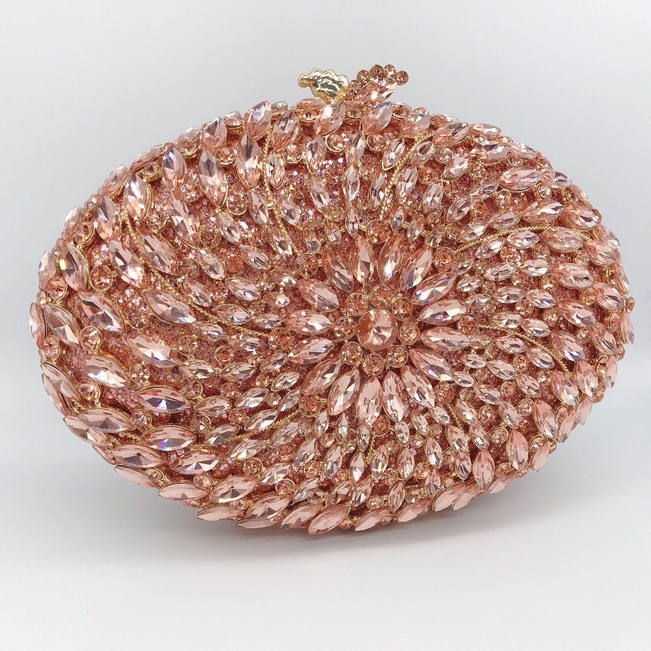 Ventas transfronterizas de metal de diamantes bolsas de cena, vestidos de banquete de damas, bolsas de moda de mano de diamantes