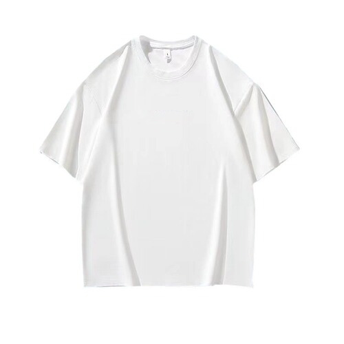 Japanese Harajuku Style White T-Shirt for Both Men and Women, Unisex Harajuku Style Versatile Summer Ice Silk Cool Sensation Short-Sleeve T-Shirt