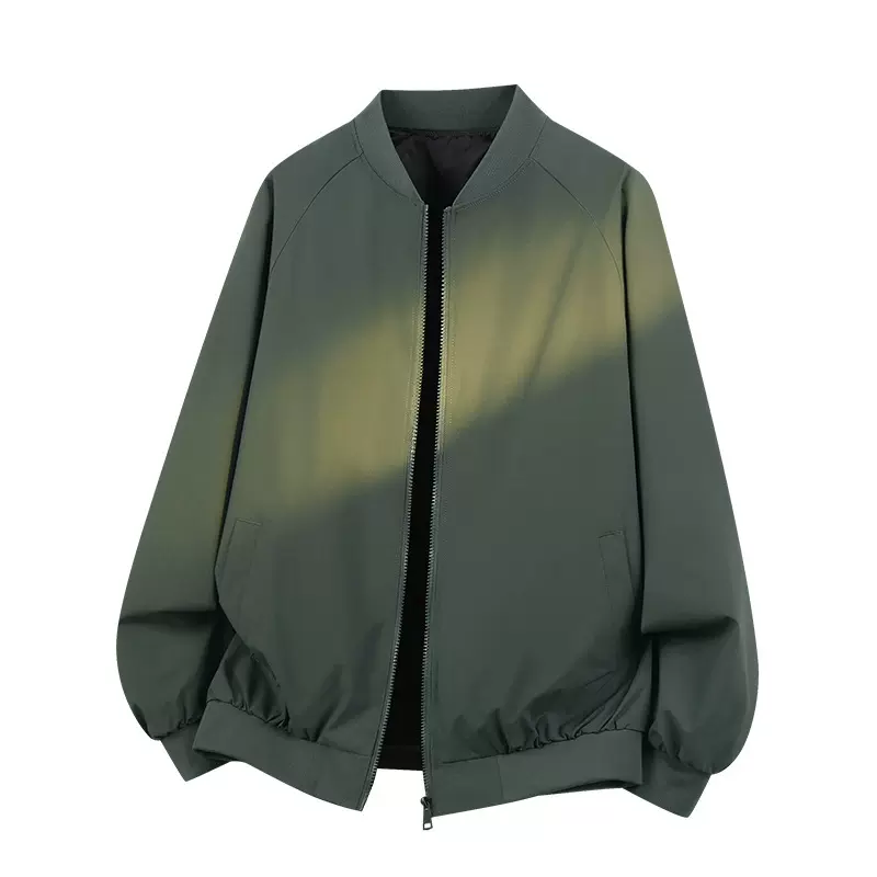 棒球服夹克男春秋款立领宽松外套公版企业服装工服厂服团体服批发