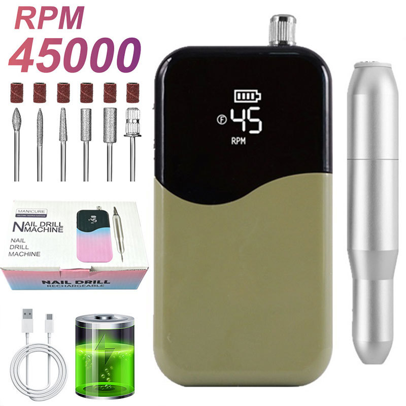 Torno Eléctrico para Uñas Portátil Recargable para Manicura image 64