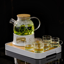 水果茶壶套装家用煮茶炉养生花茶壶蜡烛加热英式下午茶壶套装茶具