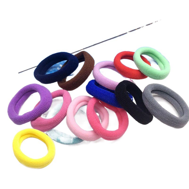 Детские аксессуары для волос, кольцо для большого пальца 3 см, шерстяной шарф, повязка для волос, высокоэластичная бесшовная повязка для волос, детская веревка для волос, резинка