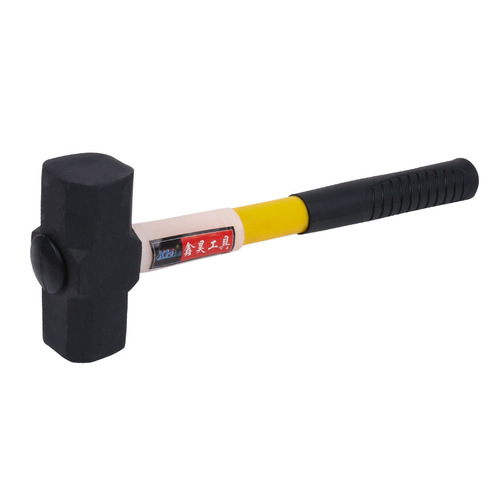 Octagonal Hammer High-Carbon Steel Small Sledge Hammer Masonry Hammer High Hardness Shock-Absorbing Handle High-Carbon Steel Octagonal Hammer