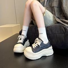 厚底增高百搭休闲板鞋女2025新款女款秋款爆款软底不累脚大头鞋