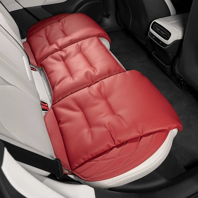 Seat cushion, seat cover Driver's Seat, Universal for All Seasons - s-series-nappa-leather-volcanic-red-rear-seat-single