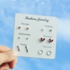 Fashionable universal fresh earrings, Korean style, simple and elegant design