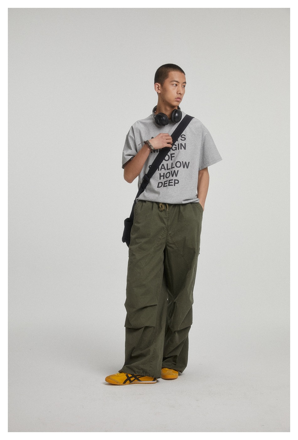 OUSWE China-Chic gewaschene gebrauchte Overalls Herren lockere und vielseitige gerade Freizeithose Deckhose RK67_voghion.com