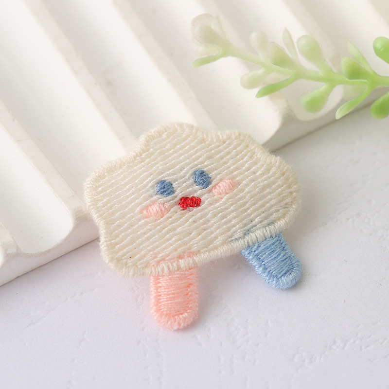 新しい刺繍布ステッカー漫画ウサギ刺繍ステッカー幼児と子供服アクセサリー装飾ステッカー韓国パッチステッカー卸売|undefined