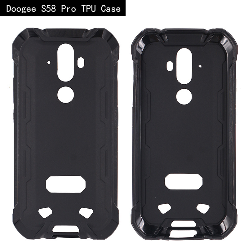 适用道格Doogee S58 Pro彩绘布丁素材壳手机壳皮套TPU硅胶软壳