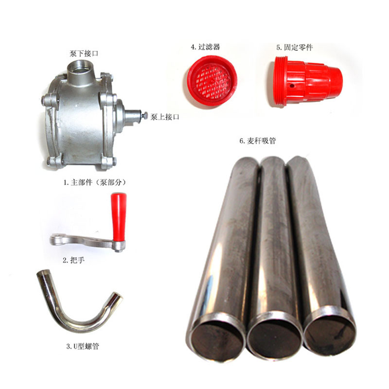 Bomba de aceite manual de acero inoxidable 304, herramienta de extracción de aceite resistente a la corrosión, adecuada para gasolina, materias primas químicas, aceite comestible y bebidas, resistente a ácidos y álcalis.