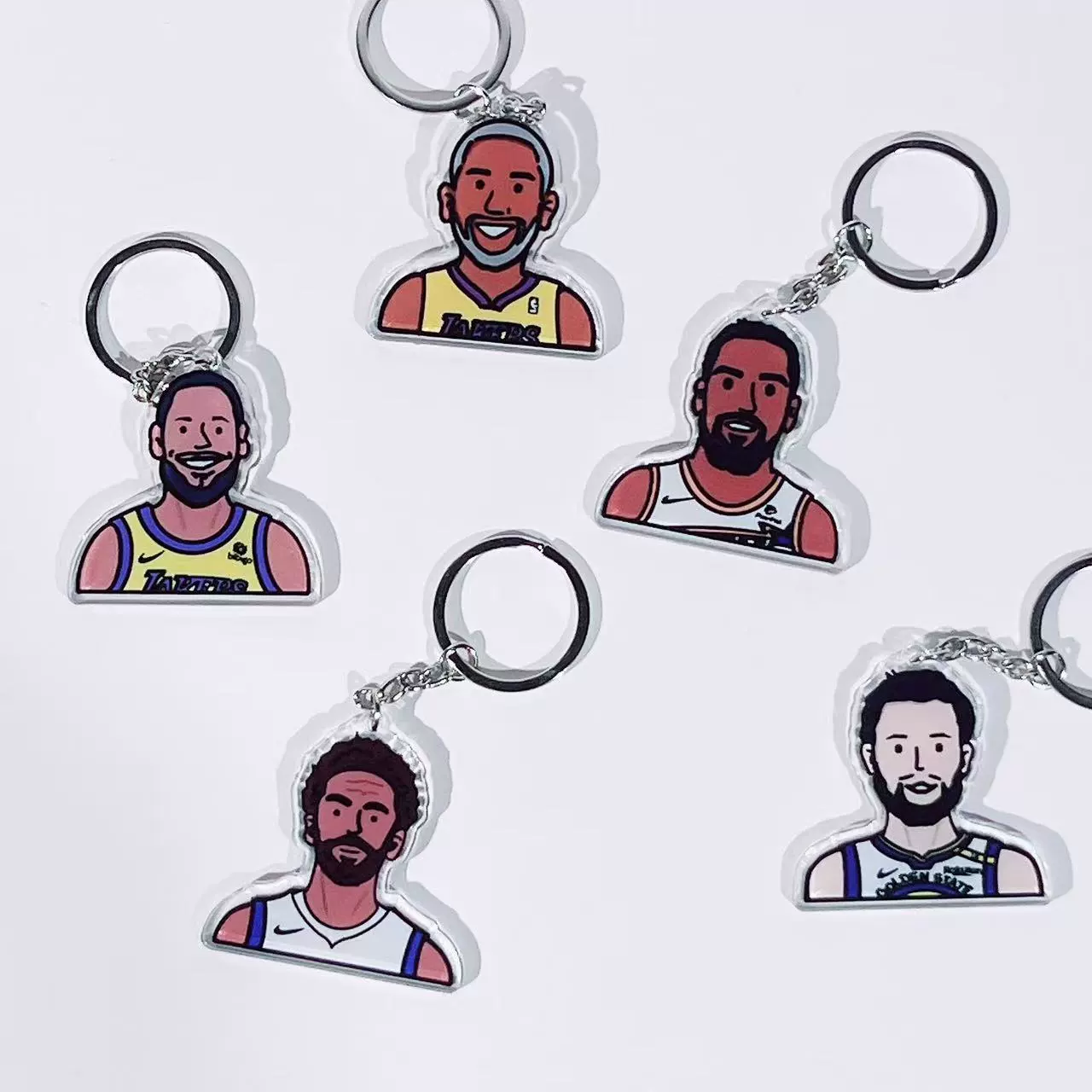 Коби Карри Джеймс Ирвинг баскетбол звезда мультфильм брелок автомобильная школьная сумка подвеска студенческие украшения вокруг