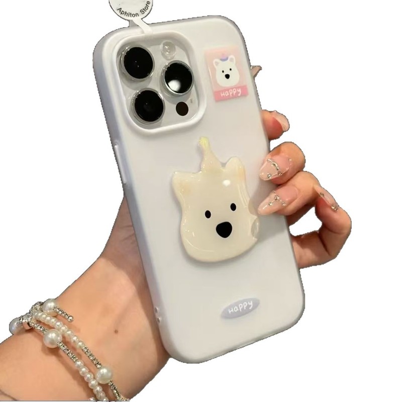 ウエストハイランド子犬の肌の感触ゼリーシェル Apple 15 クリエイティブ携帯電話ケース iphone16promax 保護カバーに適しています|undefined