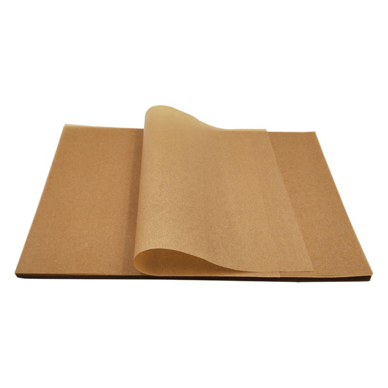 Papel de aceite de silicona para hornear de color original directo de fábrica 30x40cm papel de acondicionamiento resistente a altas temperaturas papel de barbacoa papel de pergamino para hornear