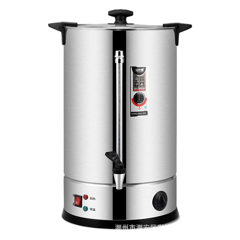 Двухслойное ведро из нержавеющей стали 304, электрическое отопление, ведро для кипящей воды, ведро для травяного чая, коммерческое ведро для соевого молока, регулируемая температура, ведро для приготовления лапши, ведро для каши