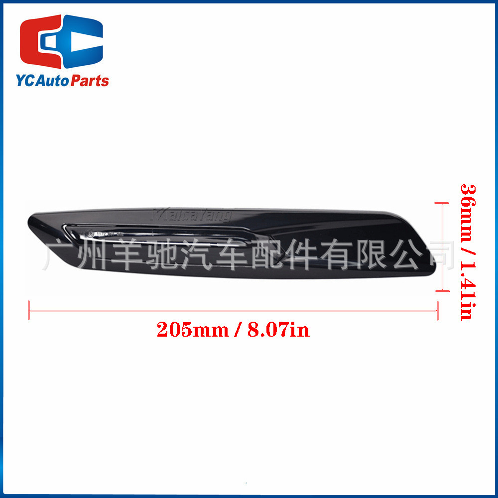 Adecuado para BMW 1/3/5 serie e81/E90/E60 modificado LED Fender luz lateral Luz de señal de giro luz lateral