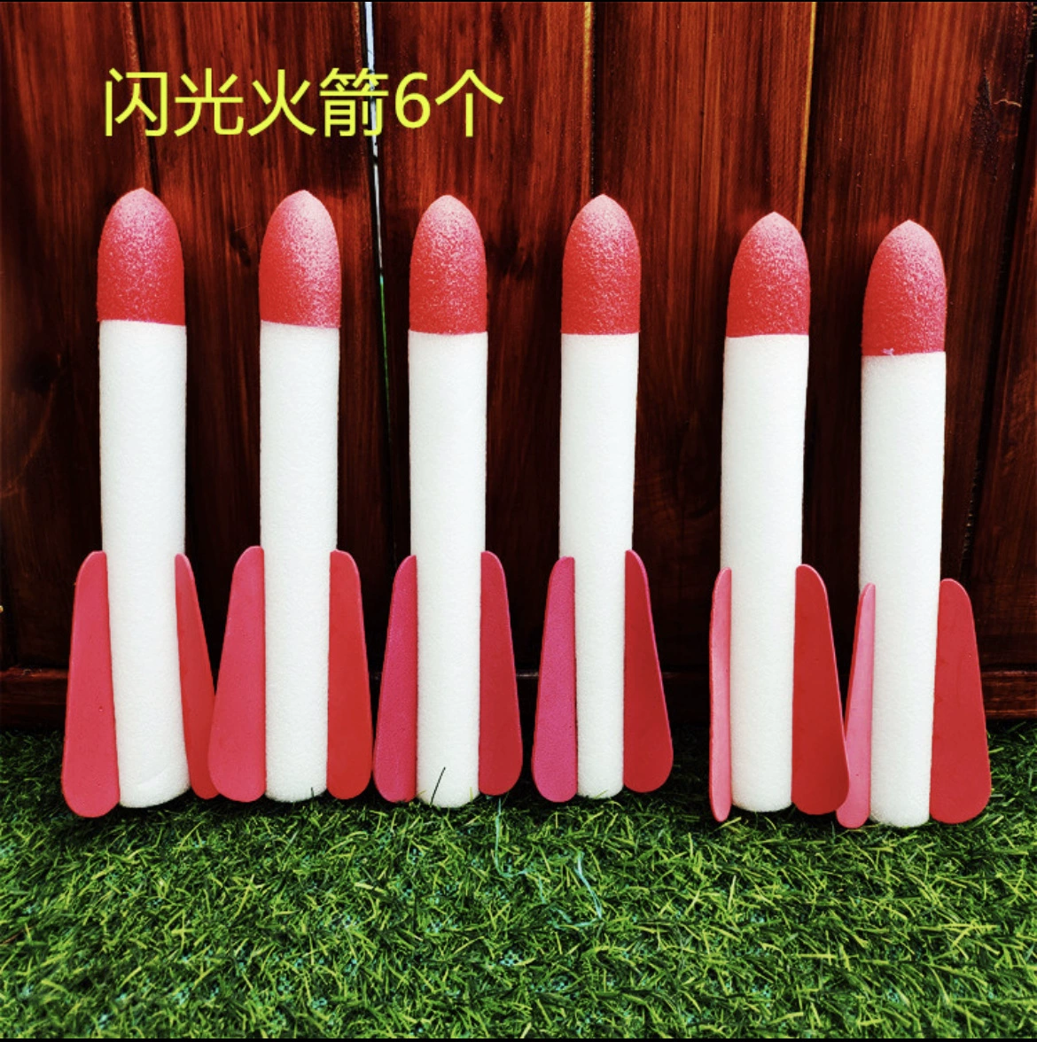 Floating rocket launching foot toy firework rocket stomp lighting toy rocket foot pedal children's toy