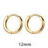 Glossy brand universal earrings, simple and elegant design