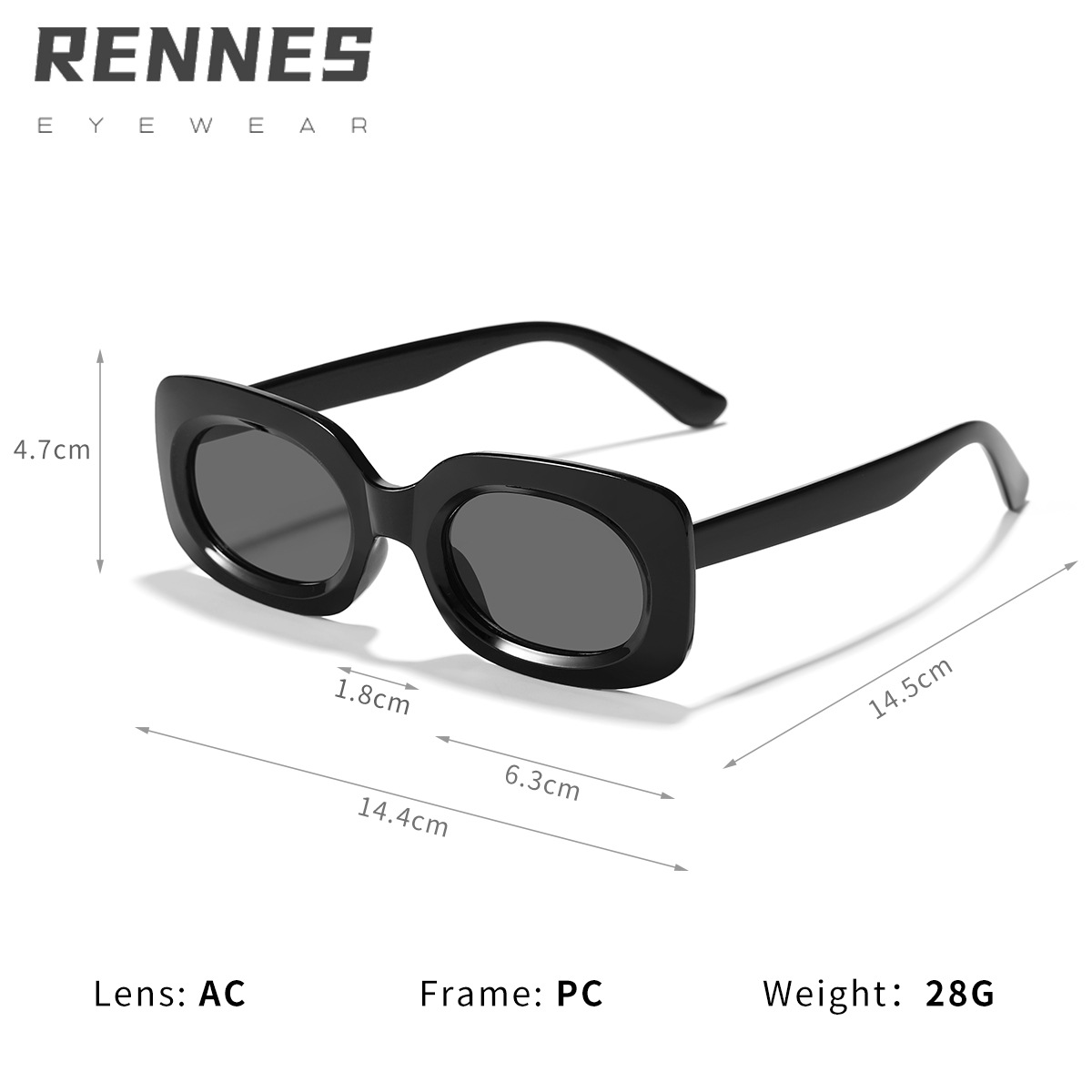 2023 nuevo transfronterizo europeo y americano cuadrado pequeño marco moda gafas de sol calle tiro gafas de sol hombres y mujeres gafas 98093