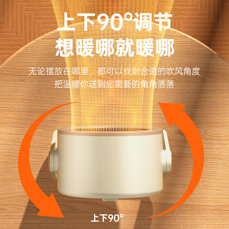 Calentador de aire de escritorio doméstico pequeño calentador rápido de ahorro de energía pequeño calentador solar calentador eléctrico portátil de oficina