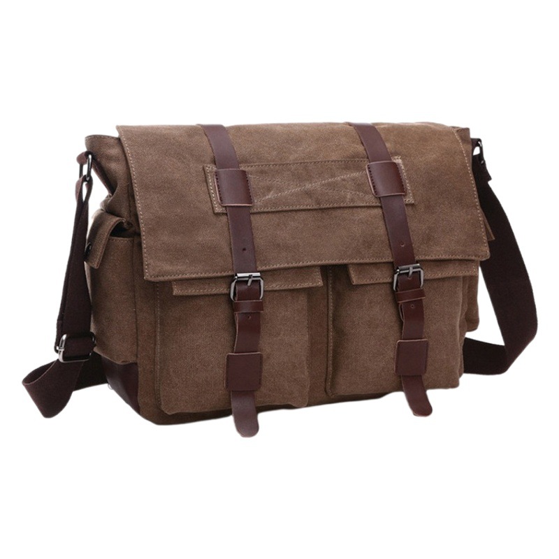 Suministro directo de fábrica transfronterizo retro casual hip hop moda ordenador hombro moda hombres crossbody bolsa de mensajero multifuncional