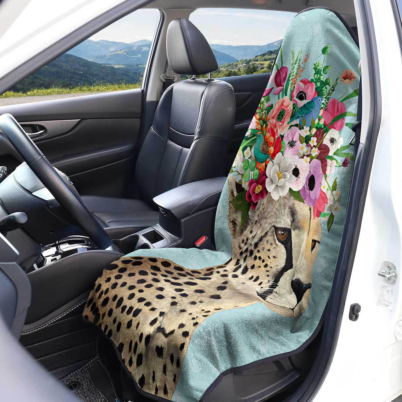 Car seat towel cover front seat protector suitable for gym and exercise, universal for all seasons, car use 44