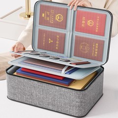 ドキュメントバッグ多層ポータブルオックスフォード布クロスボーダーユニバーサル多機能ドキュメント収納バッグ旅行運転免許証パスポートホルダー