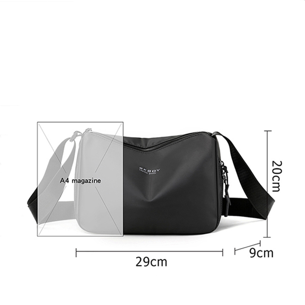 Nueva tendencia de la moda simple bolso de mensajero casual para hombres premium ins versión coreana de todo fósforo bolso de hombre de gran capacidad de un solo hombro