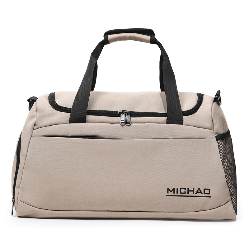 Bolsa de ejercicios bolsa de viaje de zapato independiente bolsa de natación seca y húmeda separación bolsa de yoga bolsa de transporte inclinada impresa logotipo desgaste