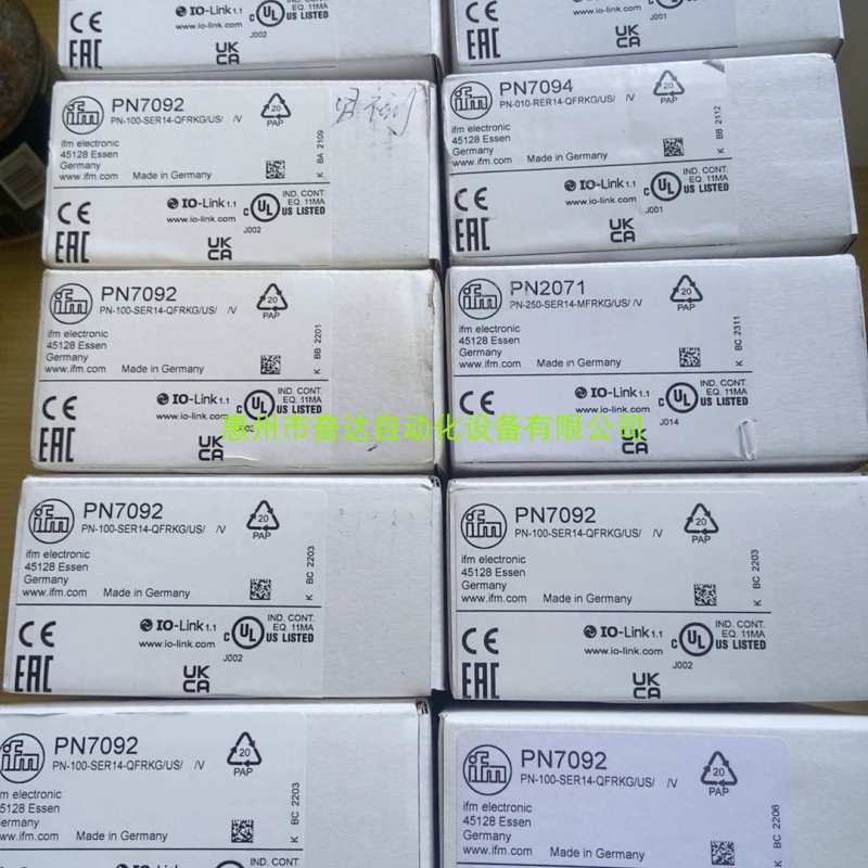 全新原装正品易福门接近开关IES209干簧管电容式接近开关现货议价