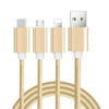 Charging cable, three in one