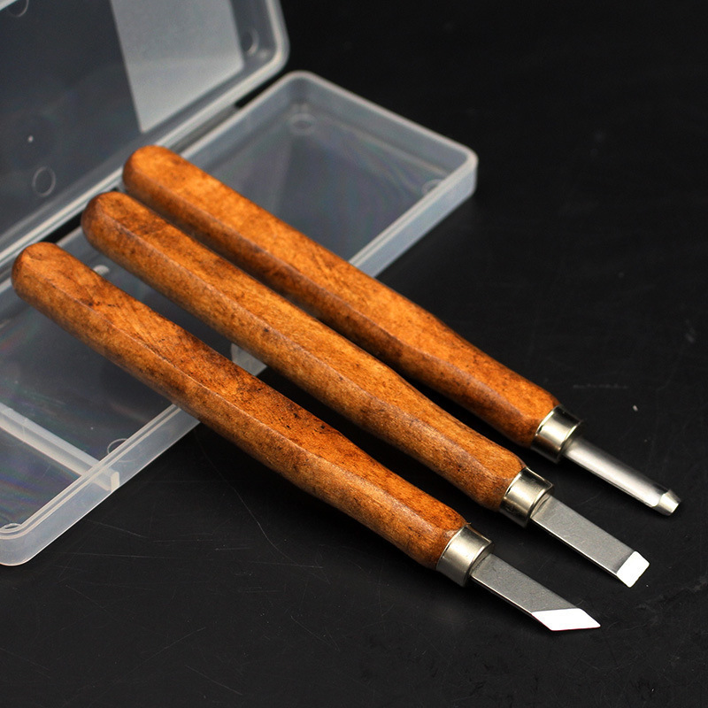 仿红木雕刻刀3-12件套刻刀套装手工版画刻刀唐氏木工雕刻刀套装-阿里巴巴