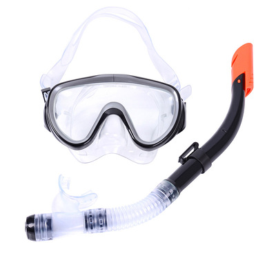 亞馬遜超大視野面罩 鋼化玻璃潛水鏡套裝 浮潛 半幹式呼吸管裝備