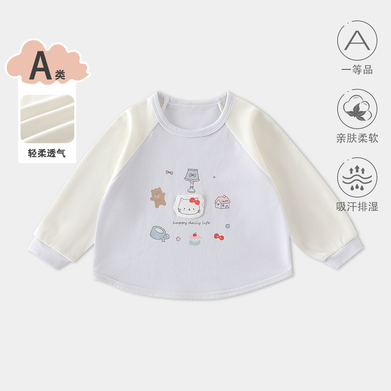 Capa de algodón de cuatro estaciones, chaqueta de bebé delgada, chaqueta de aire acondicionado, chaqueta de verano para niños