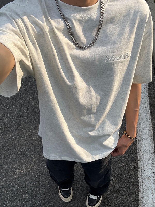 前後刻印【220g純綿糸襟】夏新作国民トレンドカップル半袖Tシャツ女子学生トップス|undefined