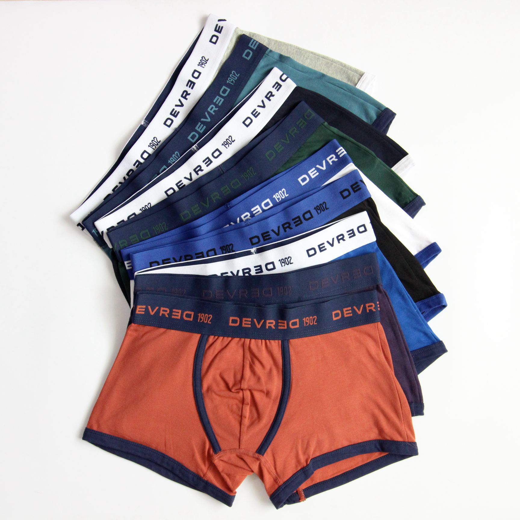 DEV Foreign Trade Men's Underwear Boxer Shorts Pure Cotton Boxer Shorts for Men Teenagers Fashion Sports Men's Shorts 