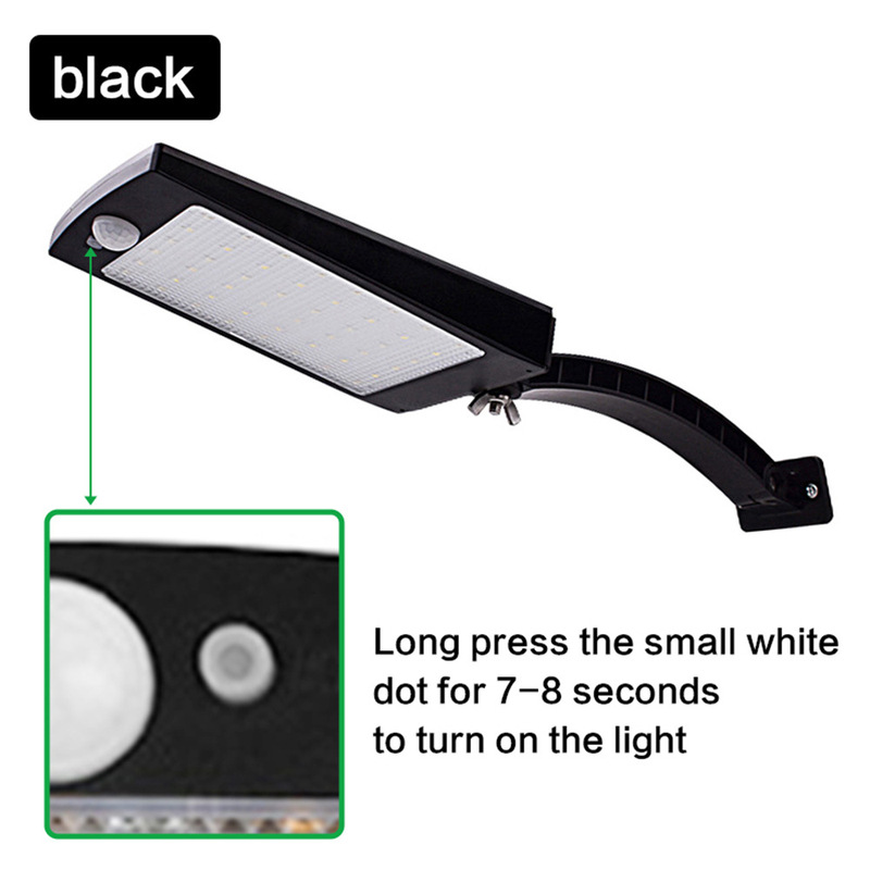 Three Mode Solar Induction Motion Sensor Wall Lamp IP65 Waterproof Outdoor Garden Terrace Outdoor Courtyard Light