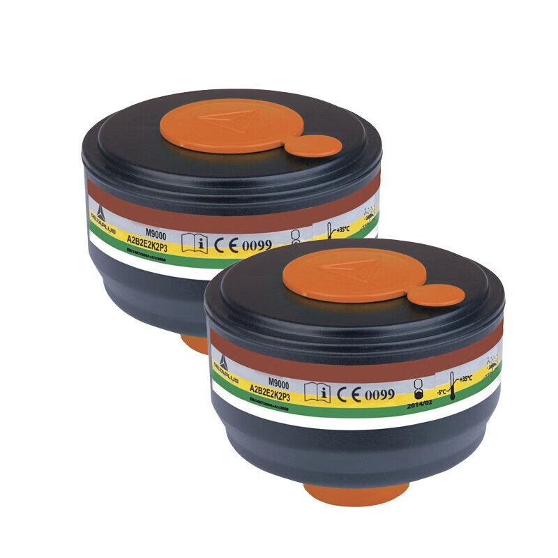Delta 105136 tanque integral M90 polvo tóxico caja de filtro tóxico A2B2E2K2 máscara de gas consumibles