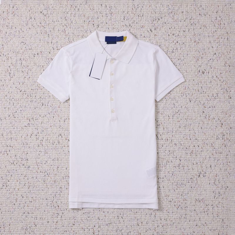 R1ラフ [五ボタンPOLOシャツ] 女性の純綿POLO襟一色一ヤード | 卸売り代発 | 天井|undefined