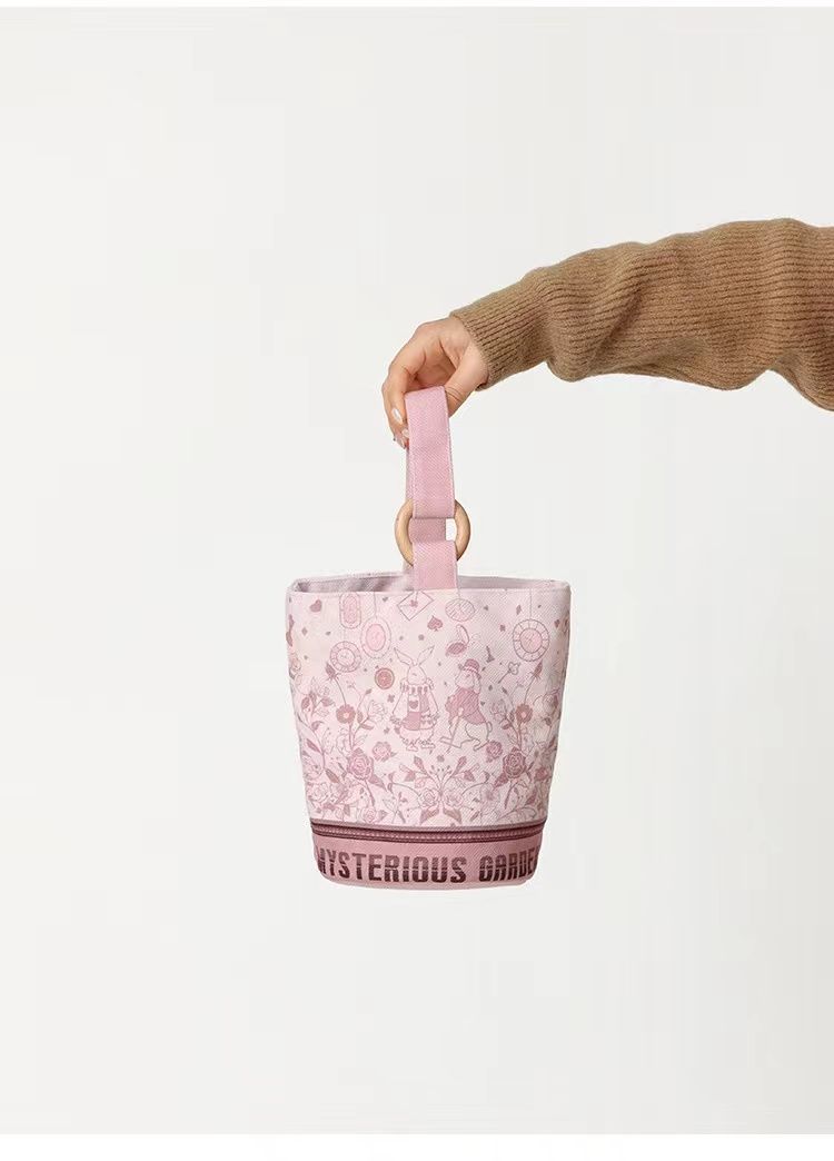 2023 Nowa zabytkowa torba typu bucket z królikiem do noszenia małej torebki, torba dla mamy, torba do noszenia na zewnątrz, torba bento do pracy_voghion.com