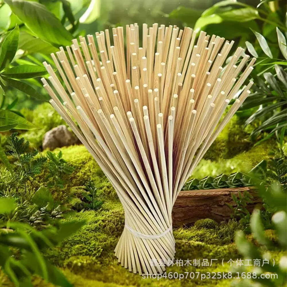 小圆木棒实心木棒木棍开肩形体棍圆木棍风筝鸟笼制作老式拖把棍