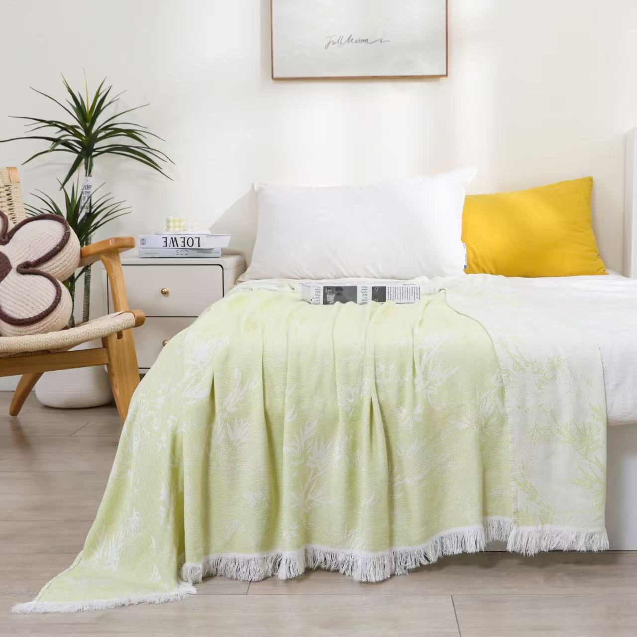 태슬 그린 대나무 150*200cm