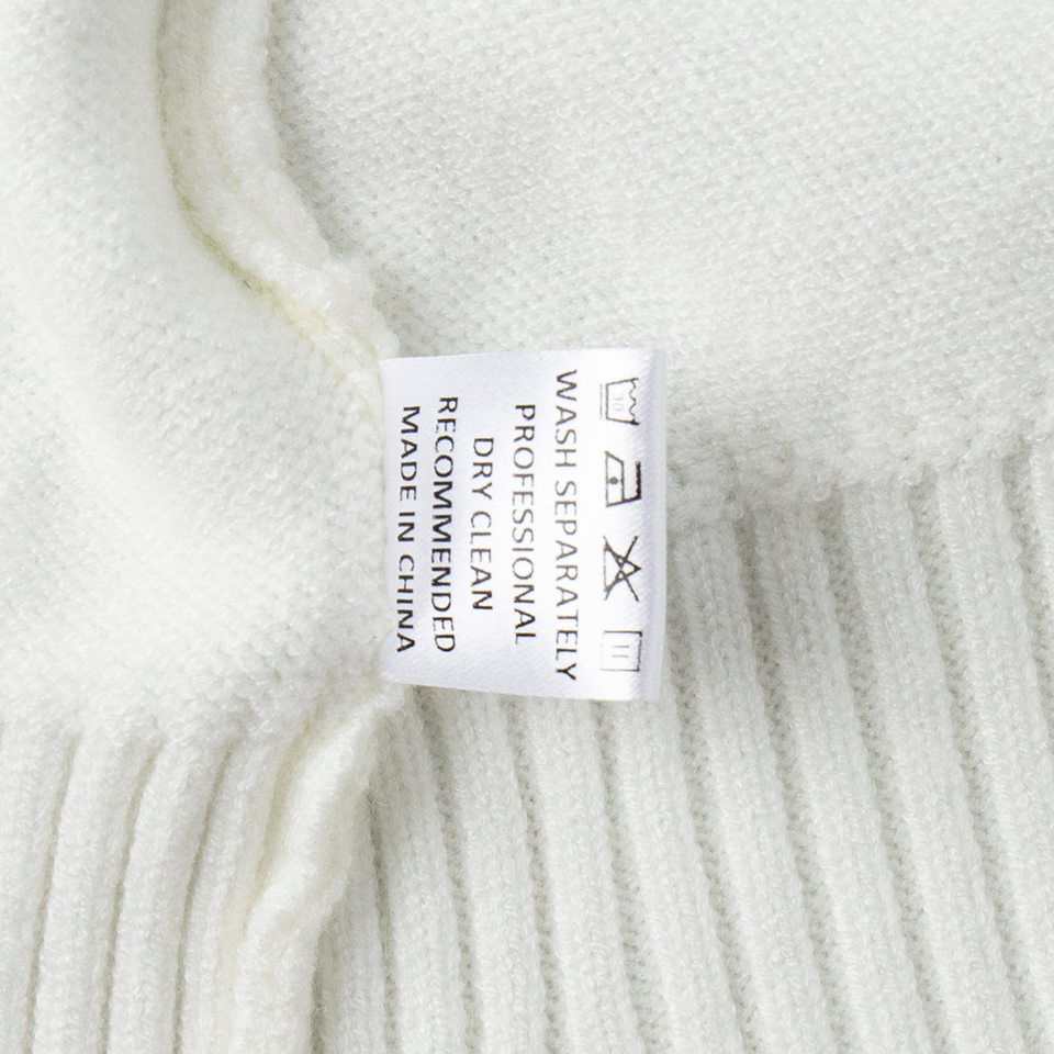 Bộ đầm áo len cổ cao dài tay phối chân váy dài dệt kim form rộng nữ — 50% Visco, 30% Polyester, 20% Nylon, Màu trắng be, Màu xanh lam, Màu xám chi tiết 48
