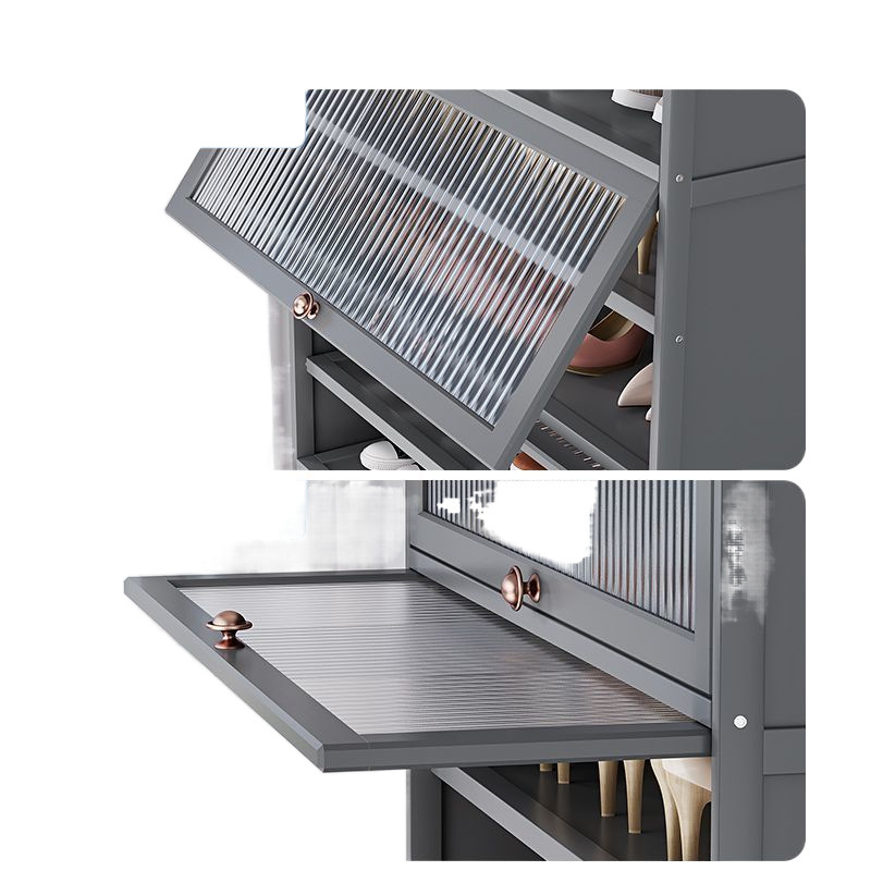 Estante de zapatos multicapa doméstico ligero a prueba de polvo armario de zapatos puerta de entrada estante multifuncional piso armario de almacenamiento de zapatos