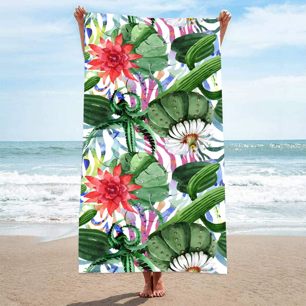 Quick dry double-sided beach cartoon cute bath towel, (Physicals), Amazon