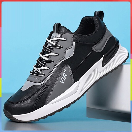 2024 Spring New Casual Leather Surface Sports Shoes Fashion Shoes Soft Sole Driving Shoes Travel Shoes Anti-Slip Men's Shoes